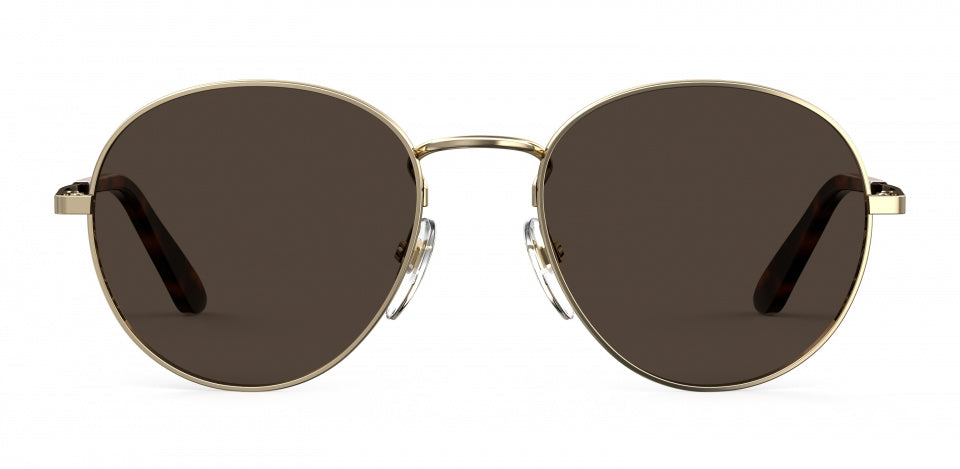 Zonnebril Prep unisex cat 3 polycarbonaat goud/lichtbruin
