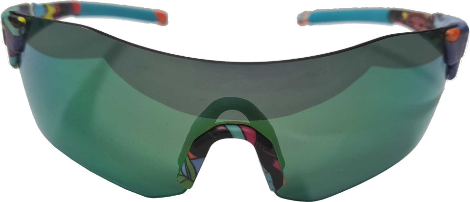 zonnebril Trackstand unisex blauw/groen