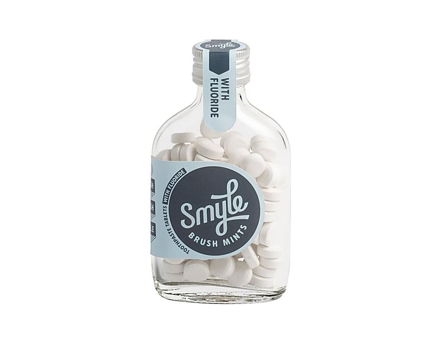 Smyle tandpasta tabs - flesje 65st. - zonder fluoride