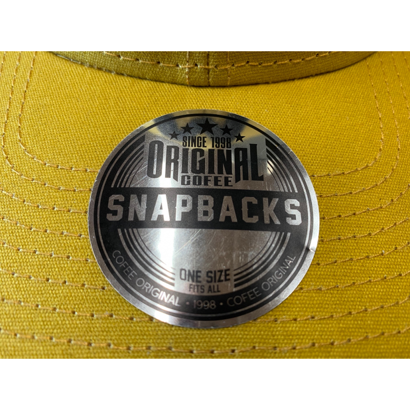 snapback cap mibo yellow