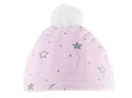 babymutsje Moon Print meisjes polyester roze