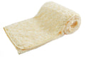 deken Rosebud 75 x 100 cm fleece geel