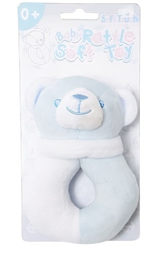 rammelaar beer jongens 12 cm polyester blauw