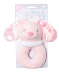 rammelaar konijn meisjes 14 cm polyester roze