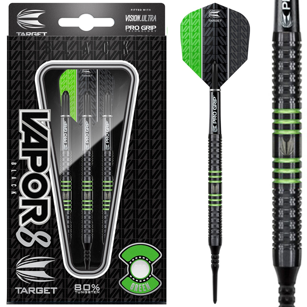 Softtip Target Vapor8 Black Green 80%