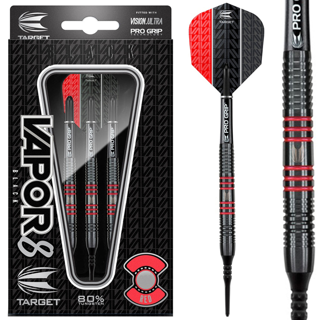 Softtip Target Vapor8 Black Red 80%