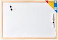 whiteboard 40 x 60 cm hout wit 5-delig