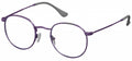 leesbril ovaal unisex acryl violet sterkte +2,50