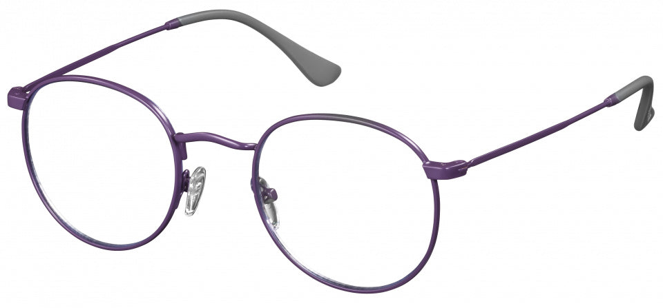 leesbril ovaal unisex acryl violet sterkte +2,50