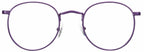 leesbril ovaal unisex acryl violet sterkte +2,50