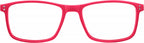 Solar Leesbril SLR03 unisex acryl rood sterkte +1,00