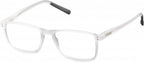 leesbril SLR03 unisex acryl transparant sterkte +3,00