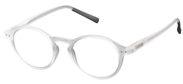 Solar Leesbril SLR01 unisex acryl transparant sterkte +3,00