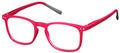 leesbril SLR02 unisex acryl rood sterkte +1,50