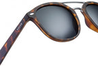 zonnebril Miller unisex cat.3 aviator bruin/groen