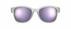 zonnebril Soledad dames gepolariseerd transparant/paars