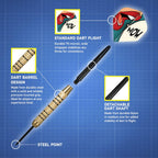 Shot Value Range Solo Steeltip Darts Set