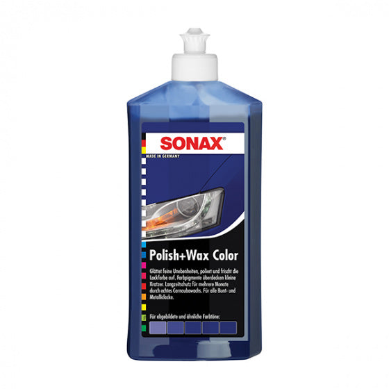 Sonax autopolitur polish wax color nanopro color polish + wax blue