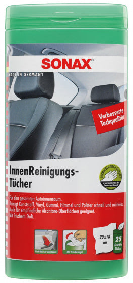 Sonax interieurreinigingsdoekjes 25 stuks 04122000