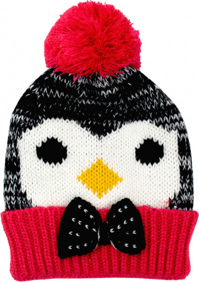 muts Garland dames acryl rood/zwart/wit one-size