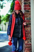 muts Jamie dames polyester oranje one-size
