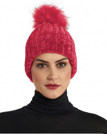 muts Jamie dames polyester roze one-size