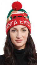 muts Dasher kerst dames polyester groen/rood one-size