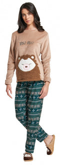 pyjama Heartwood dames polyester beige maat XL