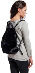 rugzak Frisa dames 16 liter 35 x 40 cm polyester zwart