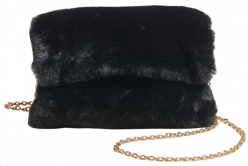 schoudertas Virna dames 27 x 20 cm polyester zwart