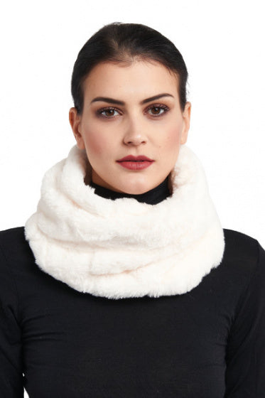 sjaal Julia dames polyester wit one-size