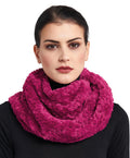 sjaal Nadine dames polyester paars one-size