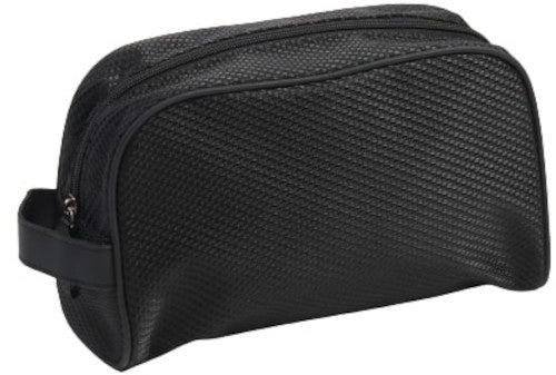 toilettas Portland heren 4 liter 25 cm polyester zwart