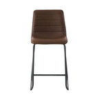 Rox living Barkruk Noah 55 x 49 x 98 cm kunstleer bruin