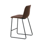 Rox living Barkruk Noah 55 x 49 x 98 cm kunstleer bruin