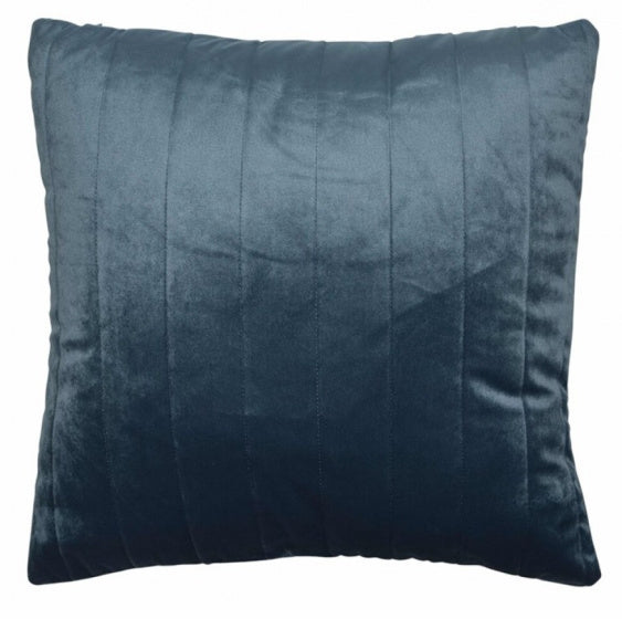 kussen 45 x 45 cm textiel blauw