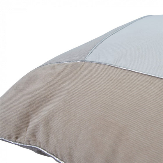 Rox living Kussen patchwork 45 x 45 cm textiel beige/taupe