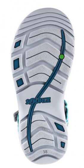 sandalen Atacama dames polypropeen blauw/wit mt 37
