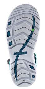 sandalen Atacama dames polypropeen blauw/wit mt 37