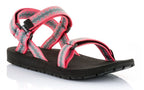 sandalen classic dames EVA/polyester grijs/roze maat 41