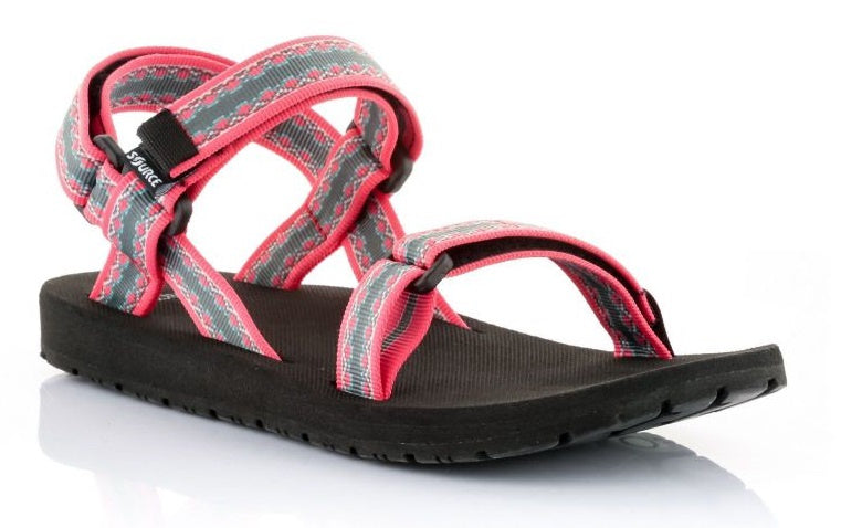 sandalen classic dames EVA/polyester grijs/roze maat 41