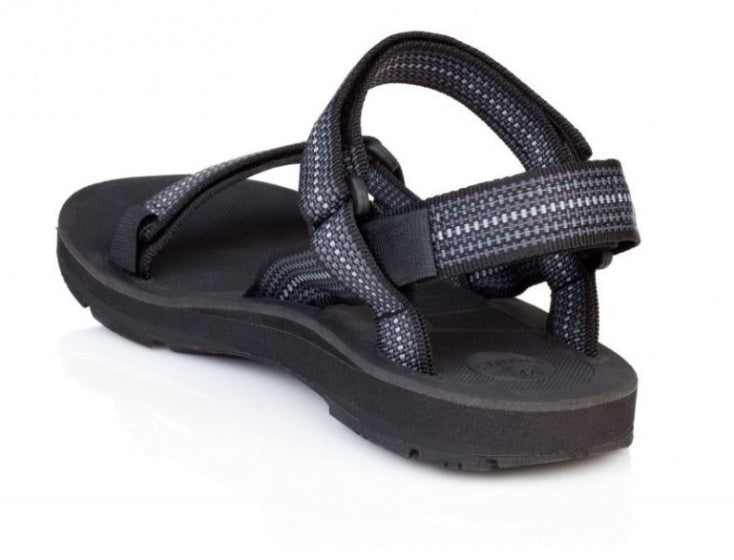 sandalen Stream heren EVA/polyester grijs/zwart mt 37