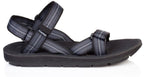 sandalen Stream heren EVA/polyester grijs/zwart mt 37