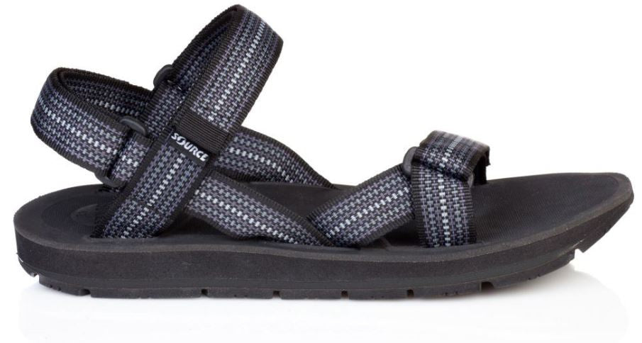 sandalen Stream heren EVA/polyester grijs/zwart mt 37