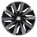 Sparco Wieldoppen Lazio 15 inch zwart/grijs set van 4