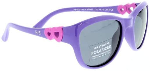 H.i.s Zonnebril HPS00100 gepolariseerd dames ovaal cat.3 paars