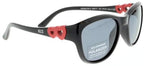 zonnebril HPS00100 gepolariseerd dames ovaal cat.3 zwart