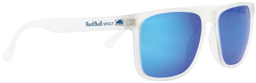zonnebril Leap vierkant transparant/blauw