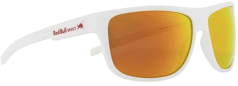 zonnebril Loom rechthoekig wit/oranje