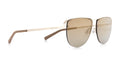 zonnebril Sunset unisex piloot goud/bruin